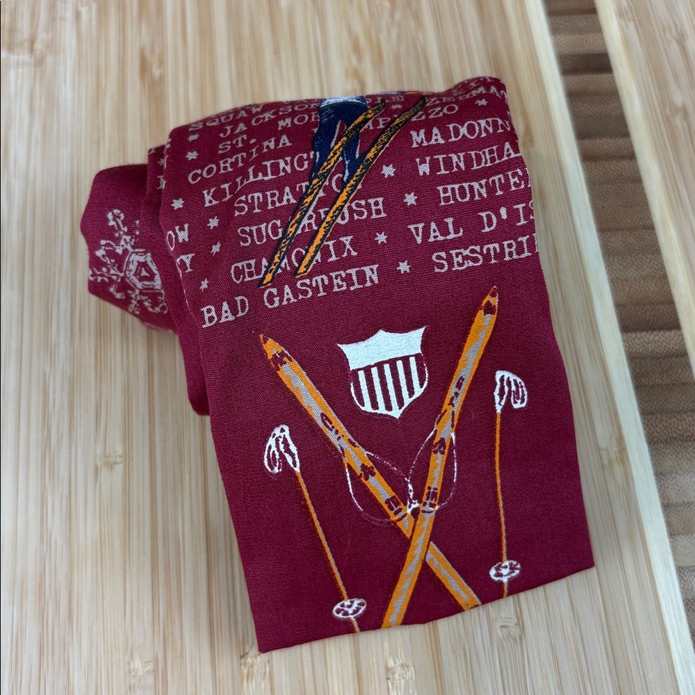 Rooster Neck Tie Vintage